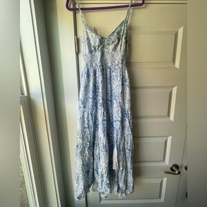 Hollister open back maxi dress